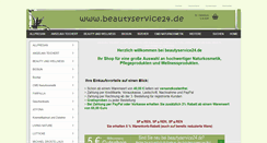 Desktop Screenshot of beautyservice24.de