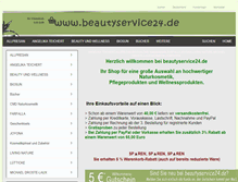 Tablet Screenshot of beautyservice24.de